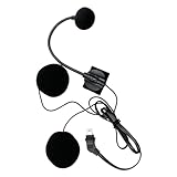 Haupthandkit für Motorradhelm | Mikrofon- und integriertes -Intercom - wasserdicht