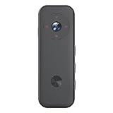 ZGJIAJU 512G 2000Mah Sport Fahrrad Kamera Motorrad Fahrt Strafverfolgung Voice Recorder, HD 360 Panorama Helm Fisch 1080P Kamera Klarheit Präzise(Cam add 128gb Card)