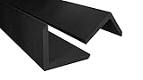 Endorphin WPC Abschlussleisten für WPC Terrassendielen 220cm - Höhe 4,5cm / Breite 5,5cm - 5er Set Anthrazit - Abdeckleisten für Bodendielen - Wetterfest und Pflegeleicht - Gesamtlänge: 11m