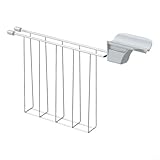 Sumsoctober Sandwichkäfig Edelstahl Brotclip Sandwichkäfig Effizienter Toastie-Maker für Toaster mit Abtropfschale Toastie Maker Zubehör (grau)