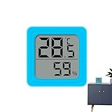nainai Temperatur-Feuchtigkeitsmonitor, Temperatur-Feuchtigkeitssensor,Digitaler Temperaturmonitor für den Haushalt - Mini-Feuchtigkeitsmesser für Schlafzimmer, batteriebetriebener Feuchtigkeitssensor