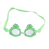 Mikikit Taucherbrille Beschlagen Schwimmbrille Fall Frosch Schwimmen Brille Kleinkinder Teenager Antibeschlag-schwimmbrille Auslaufsichere Schwimmbrille Green