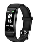 GRV Schrittzähler Uhr Ohne Bluetooth/App/Handy für Damen und Heren,Kinder Fitness Tracker Fitnessuhr mit Schrittzähler Kalorienzähler,Schlafüberwachung,IP68 Wasserdicht