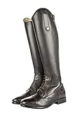 HKM Erwachsene 3997 Reitstiefel Valencia, Lederreitstiefel, Langlänge/Enge Weite, 36-46 Hose, 9100 schwarz, 43