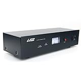 WAudio HiFi Netzfilter W-6000B, 7 Mehrfach Steckdosen mit Spannungsmesser, Überspannungsschutz und Phasenlicht (Schwarz)