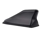 Psler Auto Universal Wasserdicht Haifischflosse Antennenabdeckung AM & FM Radio Dachantennen(Dunkles Schwarz)