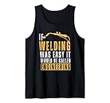 Beste Schweiß-Neuheit für Männer Frauen WIG MIG Schweißer Schweißen Tank Top