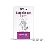 sovita Beruhigungs Dragee mit Baldrian & Hopfen | Natürliche Hilfe bei Unruhe & nervös bedingten Einschlafstörungen | Einschlafhilfe für Erwachsene & Jugendliche ab 12 Jahren | 120 Dragees