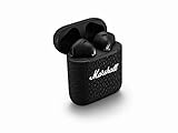 Marshall Minor III True Wireless In-ear Bluetooth Ohrhörer, Kabelloser Kopfhörer, 25 kabellose Stunden Akkukapazität - Schwarz, Einheitsgröße