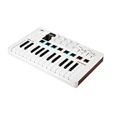 Arturia - MiniLab 3 - Universal-MIDI-Controller für Musikproduktion, mit All-in-One-Softwarepaket - 25 Tasten, 8 Multicolor-Pads, white