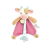 Baby NAT BN6022 Kuscheltier Schnullerkette Pistazien die Kuh