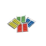 40 Duftstäbchen für Staubsauger Grün - Spring Flavour, Gelb - Tropical Lemon, Blau - Meeresbrise Blau, Rot - San Tropez