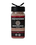FRITZTOWN Rosa Kristallsalz bekannt als Himalaya Salz | Dark Pink | Fein | Streuer | 290g Inhalt | original aus Punjab Pakistan