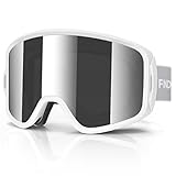 Findway Skibrille, Snowboard Brille für Herren Damen, 100% UV-Schutz OTG Antibeschlag Windwiderstand Schneebrille für Brillenträger