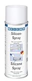 WEICON Silicon-Spray 400 ml I Schützendes Pflege- und Schmiermittel für Kunststoff, Gummi & Metall, transparent