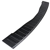 tuning-art L476 Edelstahl Ladekantenschutz passend für Mercedes V-Klasse W447 2014- Pulverbeschichtet, Farbe:Schwarz Pulverbeschichtet