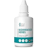 Animal Supply Wurm-Kraut Liquid Tropfen flüssig 50ml, Wurmkur sekundierend für alle Haustiere, Hund, Katze, natürliche Rezeptur Wurmmittel sekundierend, kein Anthelminthikum