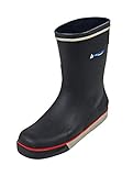 Navyline Unisex Segelstiefel Halbschaft Gummistiefel, dunkelblau/grau, Gr. 37
