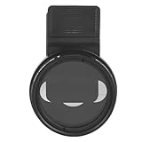 37 mm Verstellbarer Nd-Linsenfilter Nd2-400, Verstellbarer Neutraldichte-Nd-Filter, optisches Glas und EIN Leichter Aluminium-Filterrahmen mit einem Handy-Clip für Verschiedene