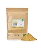 FRISAFRAN | Bio gemahlener goldener Leinsamen 500g | Leinsamenmehl Gold | Bio-Superfood | goldenes Leinen | Leinsamen | Fettsäuren | Natürliche | Omega 3 | Vegan Glutenfrei | Leinsaat | Goldleinmehl