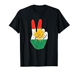 Stolze Kurden Kurdistan Kurdische Flagge Frieden T-Shirt