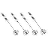 Oikabio Schneebesen, Edelstahl-Schneebesen, Hand-Schneebesen, Mixer, einfacher Schneebesen, Rührer für die Herstellung von Sahne