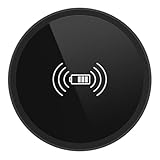 Kabelloses Ladegerät – 15 W Schreibtisch-Ladegerät | Magnetische kabellose Ladestation | Kabellose Desktop-Ladematte für Tischmöbel und Schreibtisch | Schnelles Pad für Smartphones