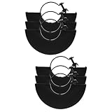 DIYEAH 6 Stck Teiliges für Winkelschleifer Extra Dicke Wheel Guard Langlebiger Schraubfixierter Staubschutz für Winkelschleifmaschinen Schutz vor und Splittern