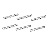SOIMISS 6 Stück Transparentes Teiliges Nagelkunst Pinselhalter Maniküre Stifthalter Aufbewahrungsständer mit Fächern Kosmetischer Organizer für und Nageldesign Zubehör