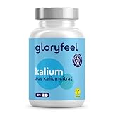Kalium - 270 Kapseln - Hochdosiert: 2446 mg je Tagesdosis, davon 800 mg elementares - Kaliumcitrat für Blutdruck, Muskelfunktion und Nervensystem * - Über 4 Monate Vorrat - 100% vegan