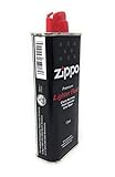Zippo 1701001 Feuerzeug Lighter Fluid 125 ml, Schwarz