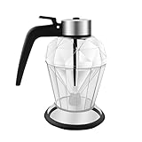 Olivenölspender, kein Tropfspender, Honigspender, Soßenspenderflasche, Mehrzweck-Ölspender, Olivenölglas, Honigspenderflasche, 200 ml Spenderflasche, Glassoßenflasche, Oi