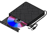 Externes CD DVD Laufwerk für Laptop USB 3.0 Type-C Tragbar DVD CD+/-RW Brenner Writer Reader Player Externer CD DVD Laufwerke für PC,Desktop,MacBook,iMac,Windows 11/10/8/7/XP/Vista/Linux/Mac/OS