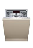 Neff S155ECX15E, N 50, Smarter Geschirrspüler Vollintegriert, 60 cm, Spülmaschine Made in Germany, Besteckschublade, Open Dry, starke Reinigung mit Chef 70°C, höhenverstellbarer Oberkorb, Time Light