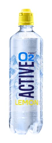 Active O2 Zitrone Natürliches Mineralwasser, 8 x 750 ml