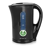 Emerio Wasserkocher BASIC | Kunststoff BPA frei | 1.7L Volumen mit beleuchtetem Ein-/Aus-Schalter | kabellos | Auto Off | Überhitzungsschutz | herausnehmbarer Kalkfilter | 2200 Watt | WK-123483