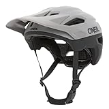 O'NEAL | Mountainbike-Helm | MTB All-Mountain | Lüftungsöffnungen zur Belüftung & Kühlung, Größenverstellsystem, Robustes ABS | Trailfinder Helmet Split | Erwachsene | Grau | Größe S/M