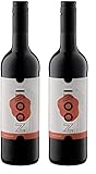 NOOVI Cuvée Rot - alkoholfreier Rotwein 0,75l (Packung mit 2)