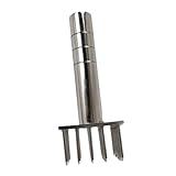 Amosfun Einsätze Aus Schweinsleder Fleischklopfhammer Nadel Fleischzartmacher Papain-zartmacher Rindfleischstampfer Fleischweichmacher Handfleischklopfer Kochhammer Silver Rostfreier Stahl