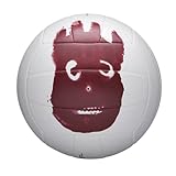 Wilson Volleyball, Outdoor, Freizeitspieler, Cast away 'Mr. Wilson', Weiß/ Rot