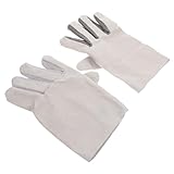 Outanaya 1 Paar Schweißhandschuhe security handschuhe safety gloves smock strapazierfähige Handschuhe Feuerhandschuhe grillhandschuhe Arbeitshandschuhe Sicherheitshandschuhe