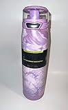 ZULU Swift Vakuumisolierte Wasserflasche aus Edelstahl, mit antimikrobieller Guardian-Technologie, Silikon-Trinkhalm, 590 ml, lila Batikfärbung