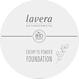 avera Cream to Powder Foundation -Light 01- nude - Organic Almond Oil & Vitamin E - Vegan - Moisturizing - Intensive Coverage (1 x 10,5 g)