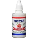 lavorall Radiant Raspberry, 50 ML Liquid Flavored Stevia Drops, No Bitter Aftertaste, Organic & Pure Sugar Substitute Sweetener, 25 Flavors, Alcohol Free