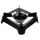 MOBUTOFU Kleiner Wiederverwendbarer Kocher mit Metallgrill Kompakter Alkohol Kochherd für Outdoor Bbq Leichtes Kochgeschirr für Camping Picknick und Garten Sicherer Luftzirkulations Design
