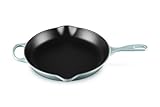 Le Creuset Emaillierte Gusseisen-Griff-Pfanne, 29,8 cm, Meersalz