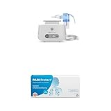 Bundle aus PARI Boy Classic, Inhalationsgerät Zur Behandlung von Atemwegserkrankungen, für Kinder Ab 4 Jahren Und Erwachsene + Pari ProtECT Inhalationslösung, 20 x 2,5 ml