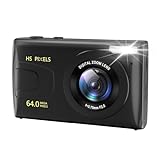 MANDDLAB Digitalkamera, 4K-Kinderkamera für Fotografie, 64 MP MP3-Player-Kamera, 2,8-IPS-Bildschirm, Langlebiger Autofokus (Schwarz)