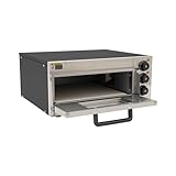 Pizzaofen für den Innenbereich, elektrischer 2000W Pizzaofen für die Arbeitsplatte, modernes Design, Temperaturbereich 50-350℃, 20L Kapazität für Pizza und Snacks, ideal für Zuhause und Gastronomie