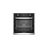 GRUNDIG GEBD19401BPH Einbau-Backofen, Pyrolyse, Edelstahl, kalte Tür, 72 l